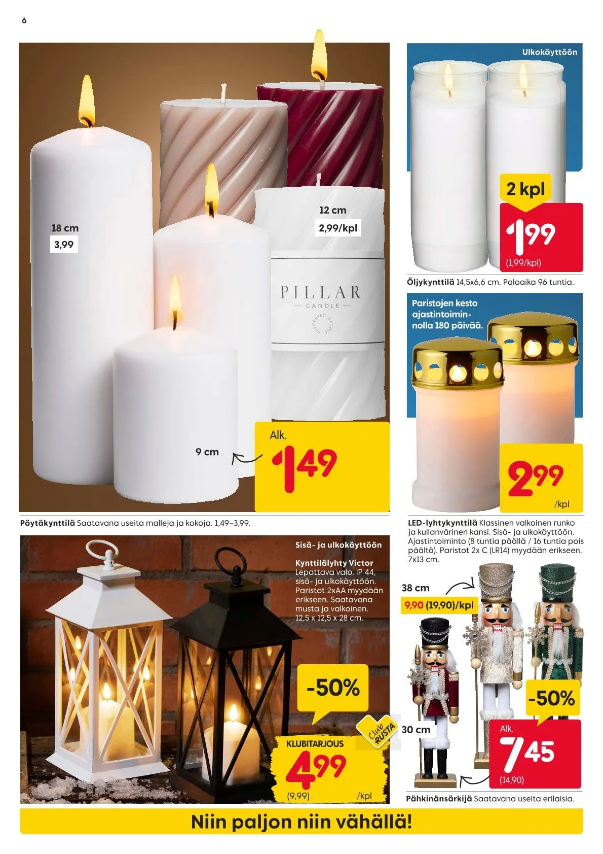 Kaupan Rusta uusimmat tarjoukset voimassa alkaen 27. lokakuuta - 2. marraskuuta 2025 - Tarjouslehti sivu 6