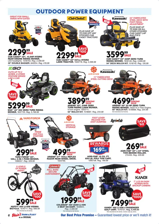 Weekly promotion Blain's Farm & Fleet Sales spanning from April 2 to April 12 2026 - Page 6 for Catalogue 365