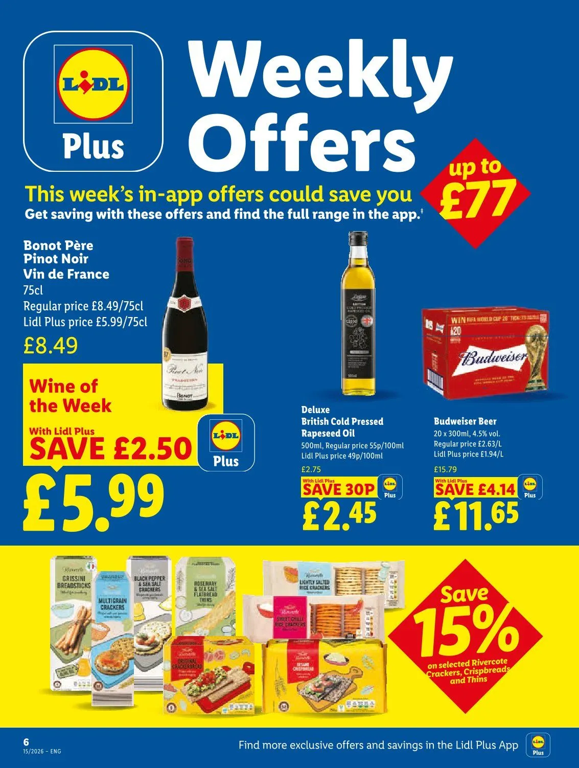  Lidl Offers from 9 April to 15 April 2026 - Catalogue Page 6