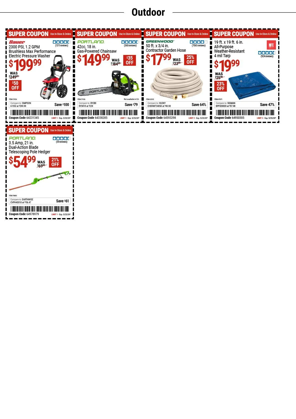 Weekly ad Harbor Freight weekly ads from May 11 to May 25 2026 - Page 6