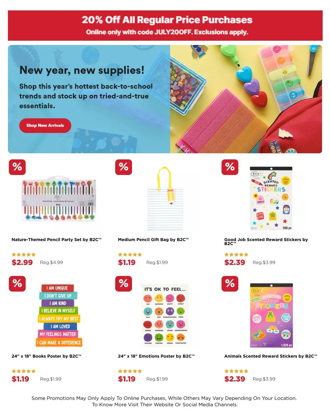 Weekly ad Back to school discounts from July 26 to August 15 2024 - Page 5