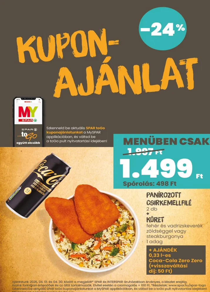 Katalógus SPAR legfrissebb ajánlatai április 30.-tól május 6.-ig 2026. - Oldal 6