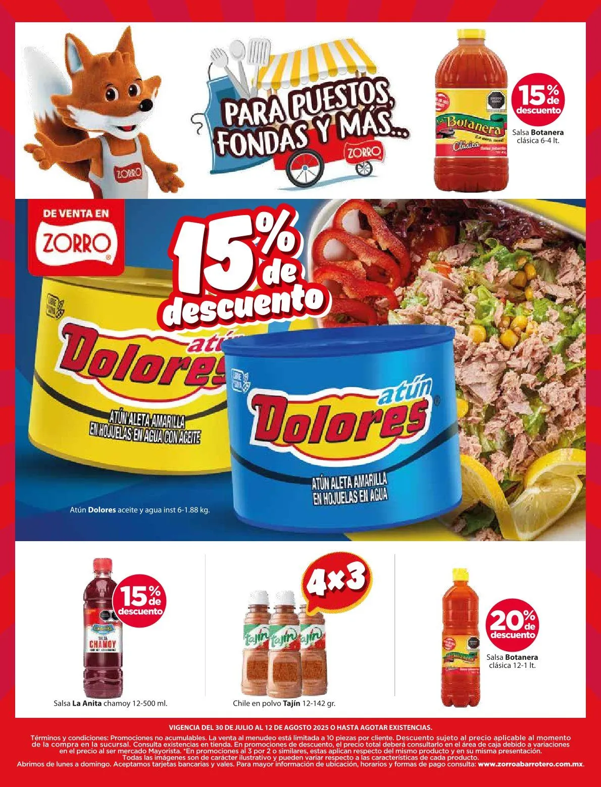 Catálogo de Zorro Ofertas 30 de julio al 12 de agosto 2025 - Pagina 6