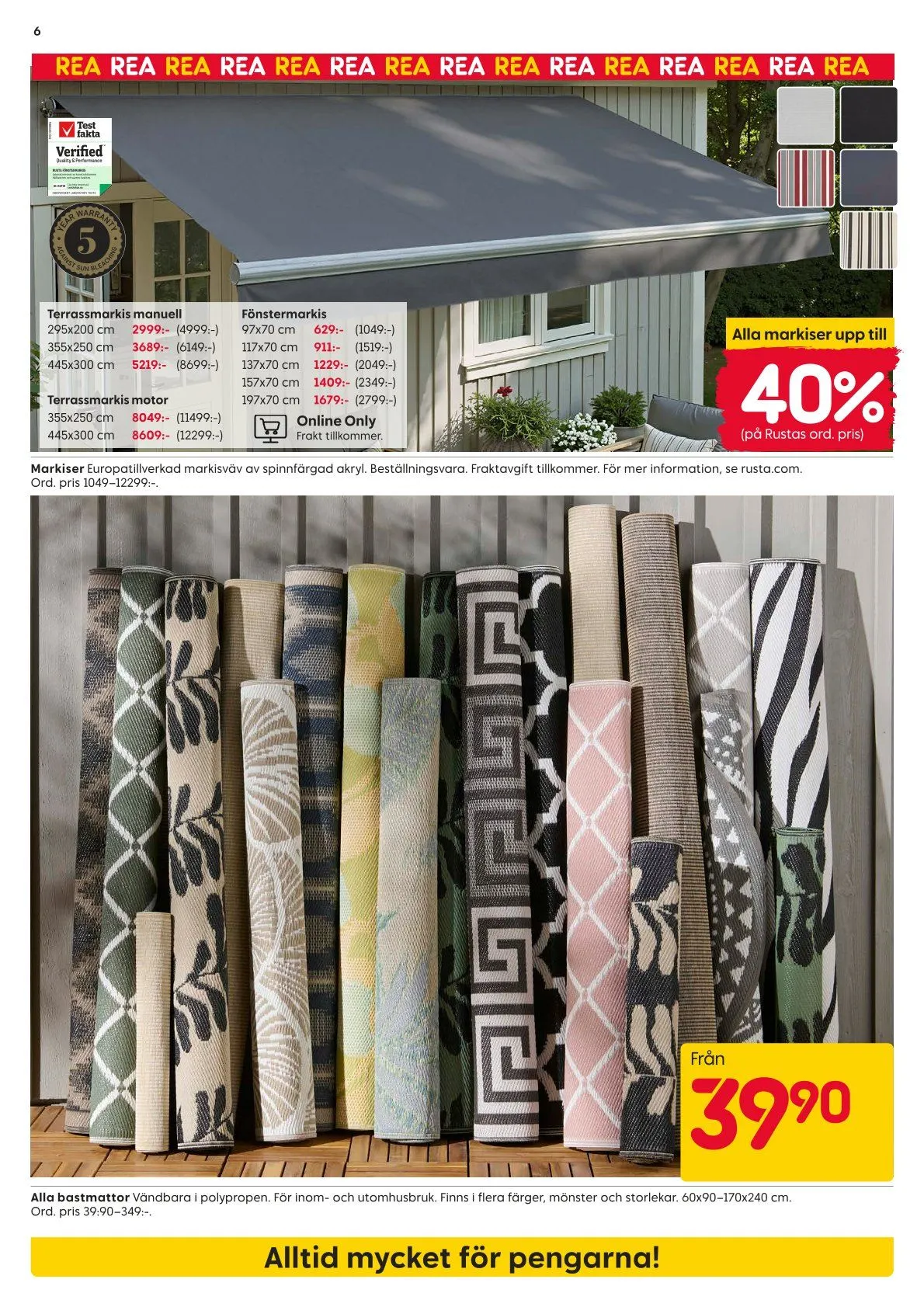 Rusta erbjudanden från 15 juni till 21 juni 2026 - Reklamblad sidor 6