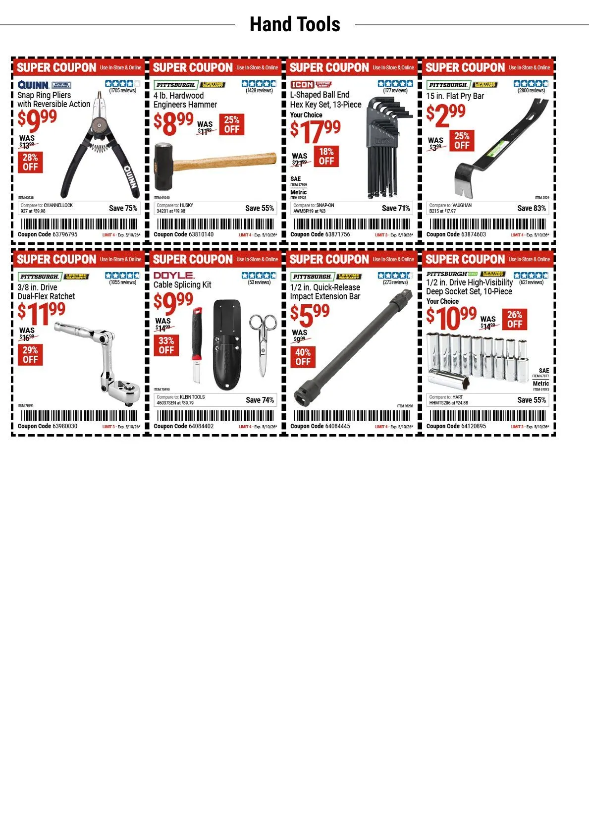 Weekly ad  Harbor Freight weekly ads from April 27 to May 10 2026 - Page 5