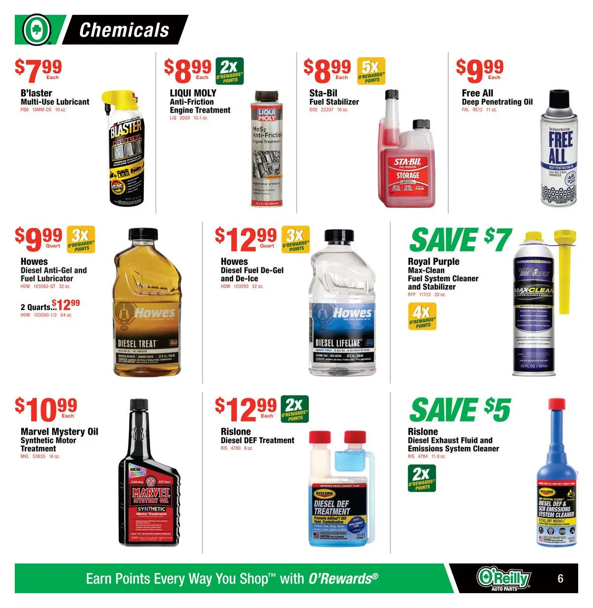 Weekly ad O'Reilly Auto Parts Sales from October 29 to November 25 2025 - Page 6
