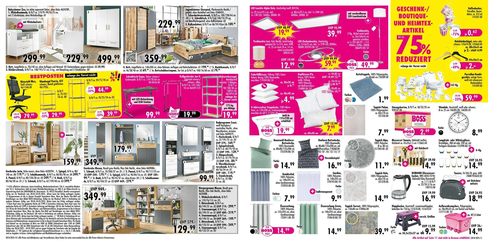 SB Möbel Boss Prospekt von 28. April bis 4. Mai 2025 - Prospekt seite 6
