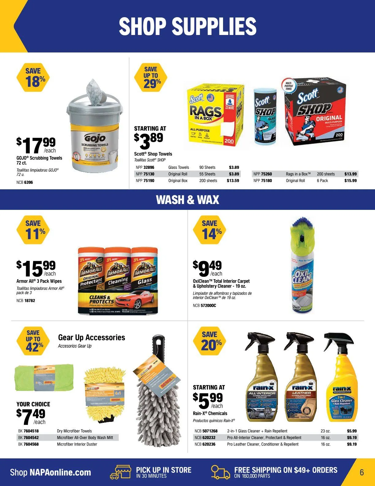 NAPA Auto Parts Sales from December 1 to December 31 2025 - flyer page 6