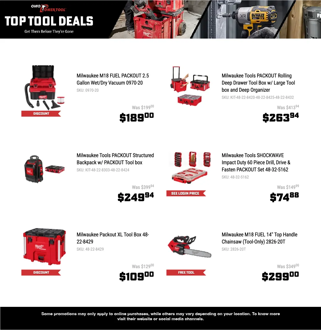 Weekly ad Ohio Power Tool  from January 16 to January 31 2026 - Page 5