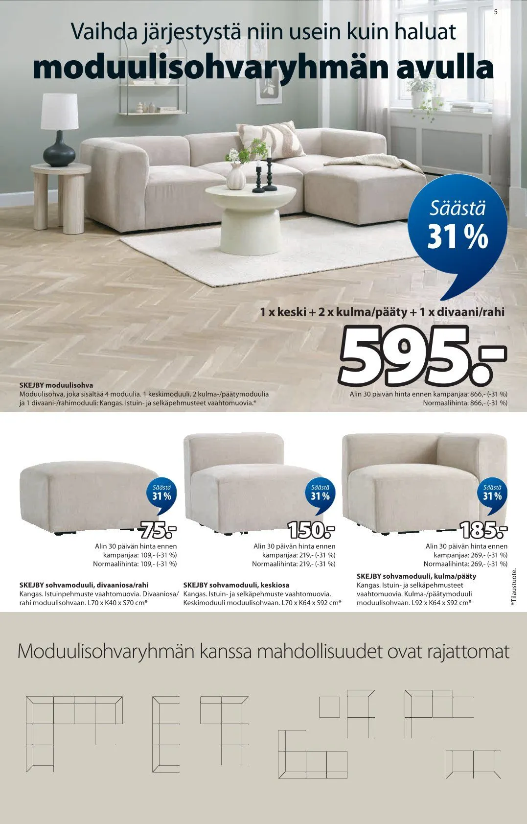 Tarjoukset JYSK voimassa alkaen 12. maaliskuuta - 8. huhtikuuta 2026 - Tarjouslehti sivu 6