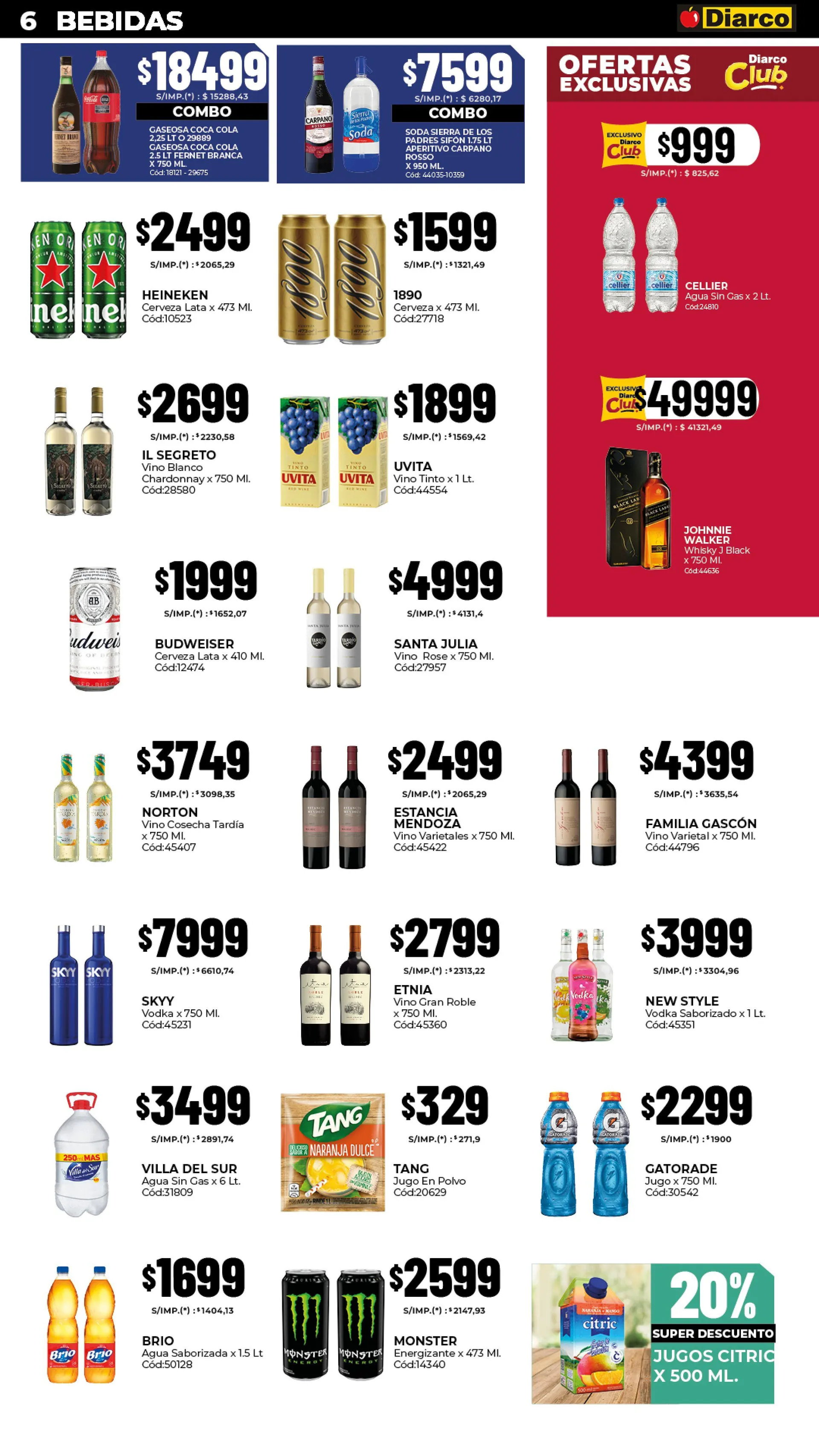 Ofertas de DIARCO Ofertas 11 de mayo al 15 de mayo 2026 - Página 6 del catálogo