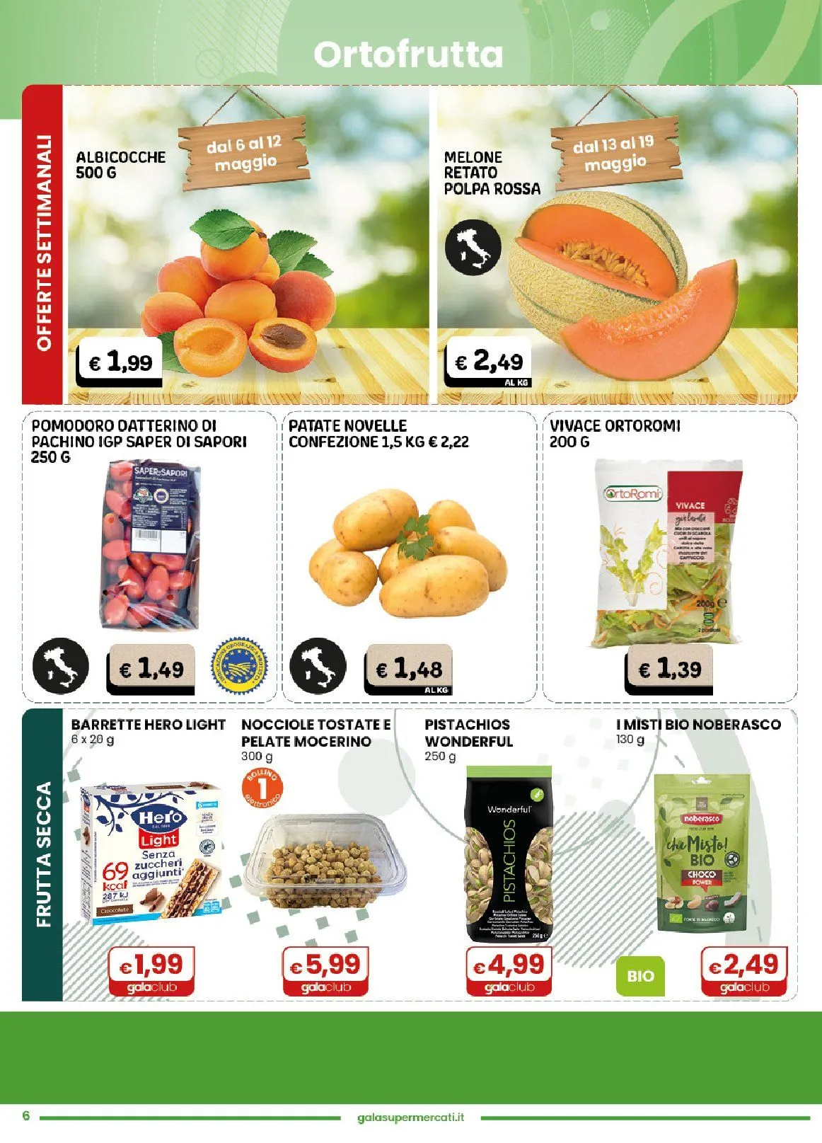  Volantini Gala Supermercati da 6 maggio a 19 maggio di 2026 - Pagina del volantino 6