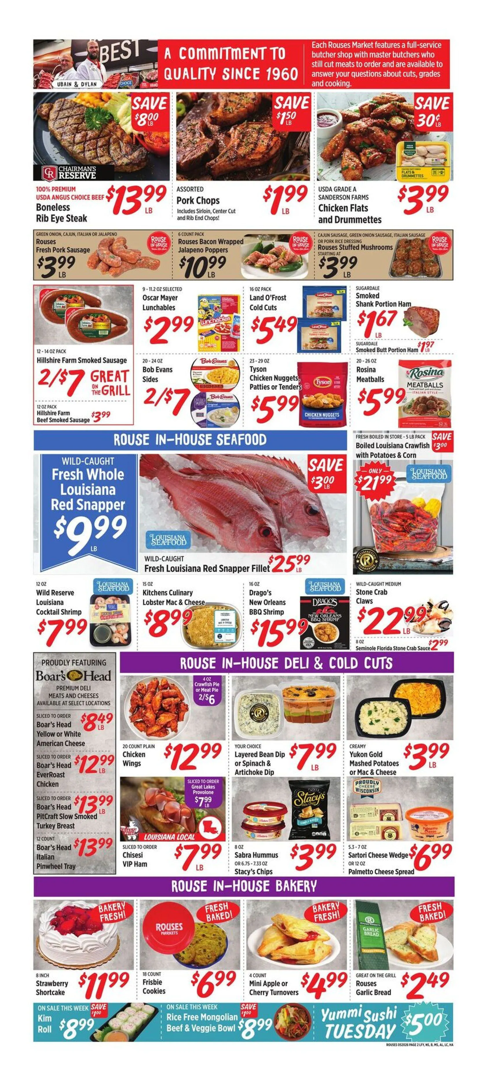 Weekly promotion Rouses Markets Sales spanning from May 20 to May 27 2026 - Page 6 for Catalogue 365