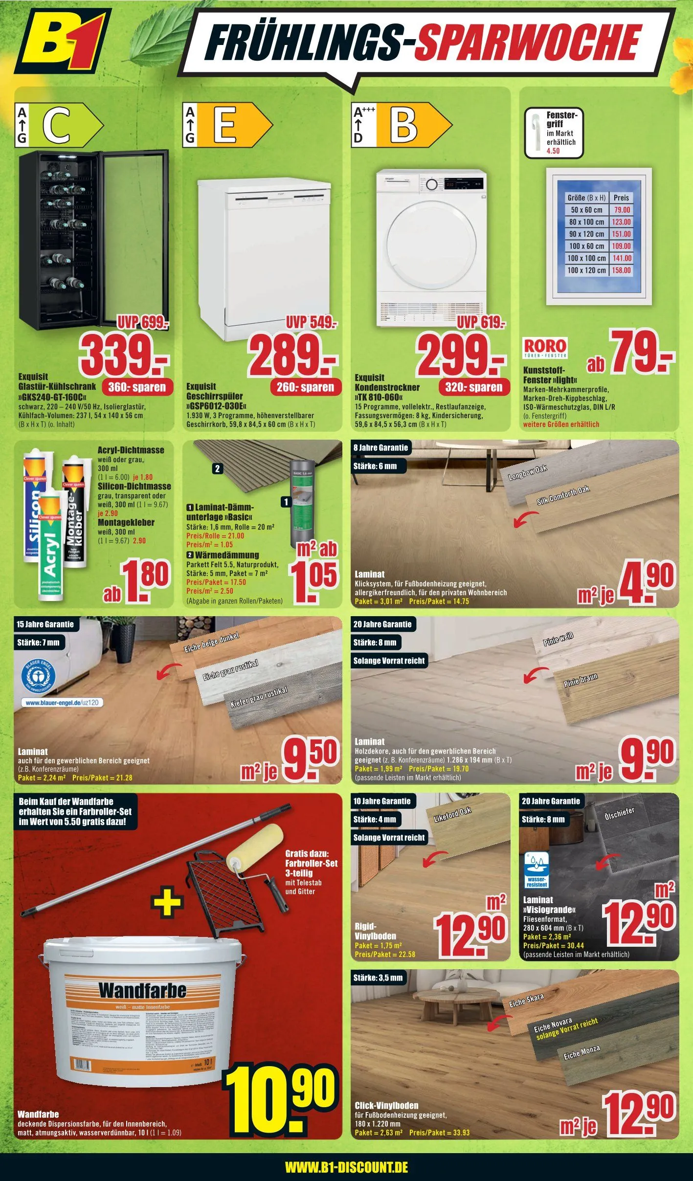 B1 Discount Baumarkt Prospekt von 29. März bis 4. April 2025 - Prospekt seite 6