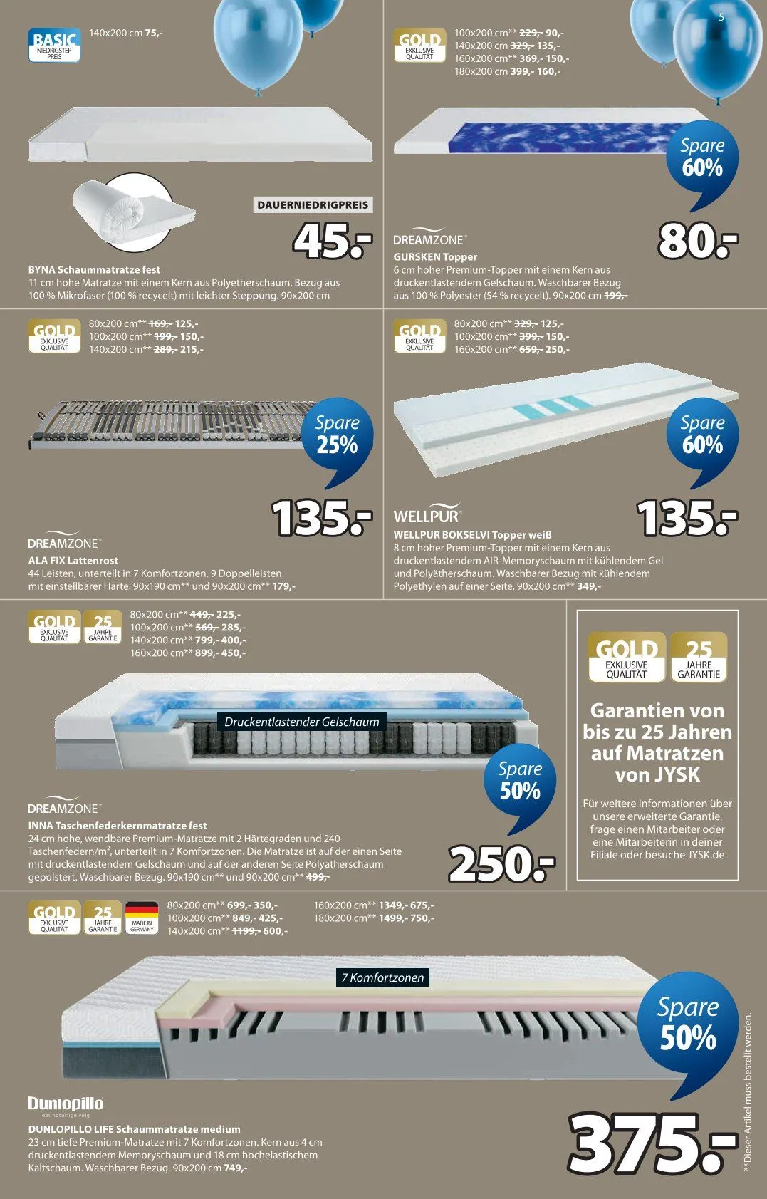 JYSK Prospekte von 21. März bis 2. Mai 2026 - Prospekt seite 6