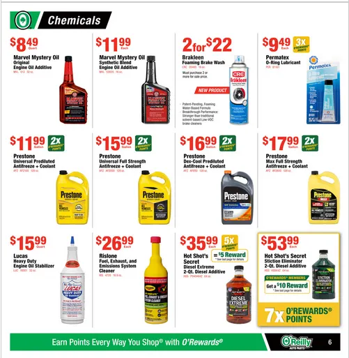 Weekly ad O'Reilly Auto Parts Sales from February 25 to March 24 2026 - Page 6