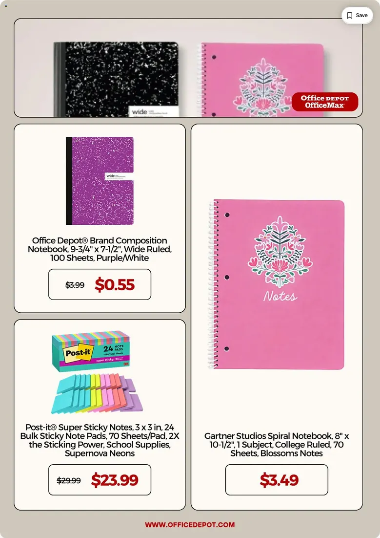 Weekly ad Office Depot Sales from July 7 to July 31 2026 - Page 6