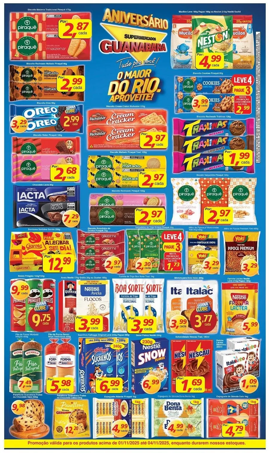 Encarte de Folhetos Supermercados Guanabara  1 de novembro até 4 de novembro 2025 - Pagina 6