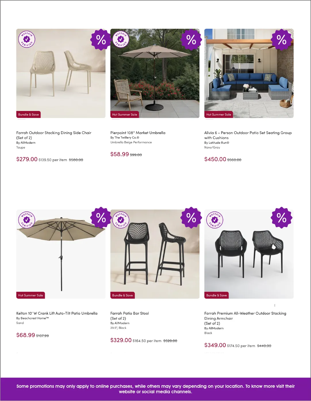 Weekly ad Wayfair Sales from June 12 to June 25 2026 - Page 5
