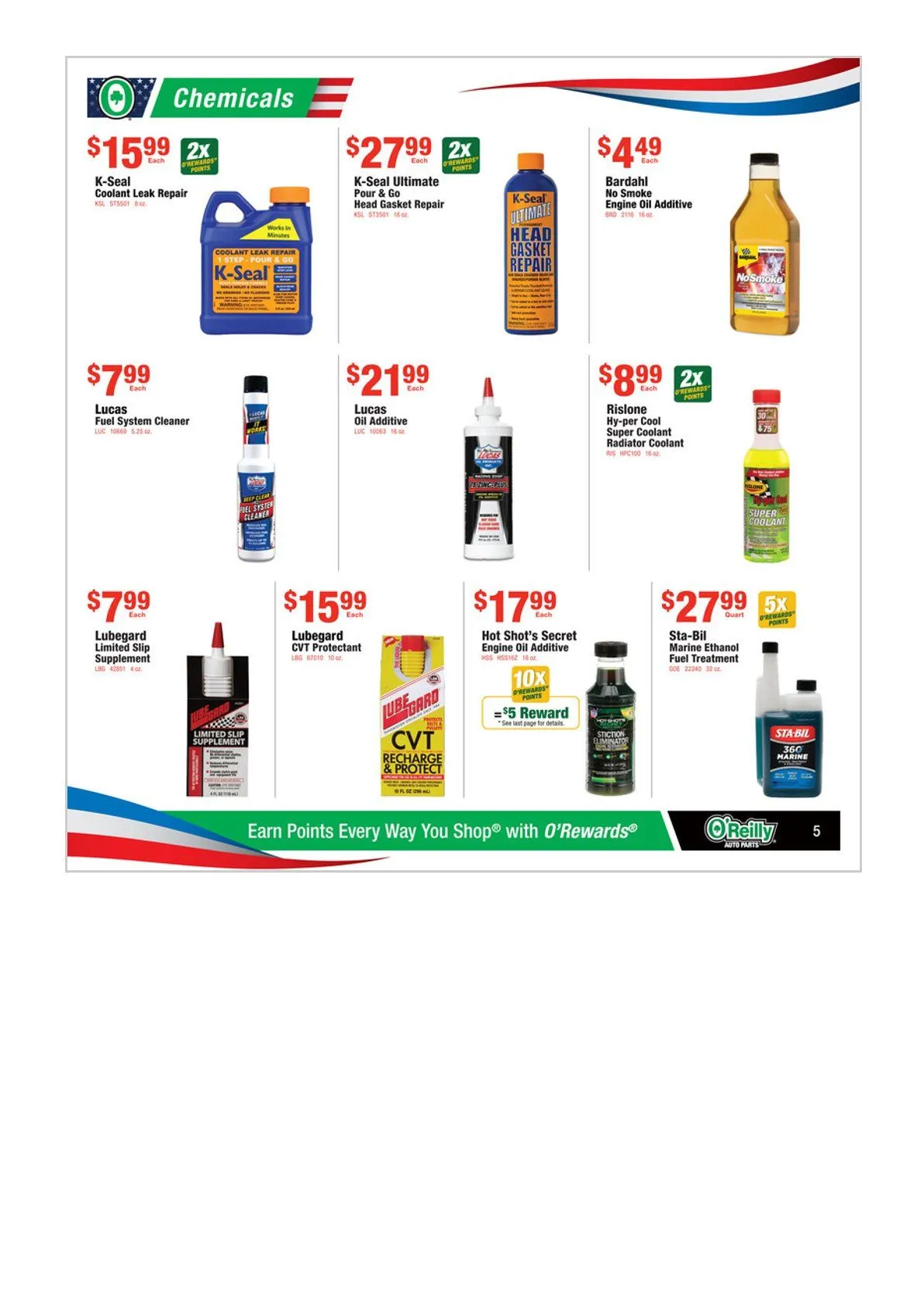 Weekly ad O'Reilly Auto Parts Sales from June 24 to June 28 2026 - Page 5