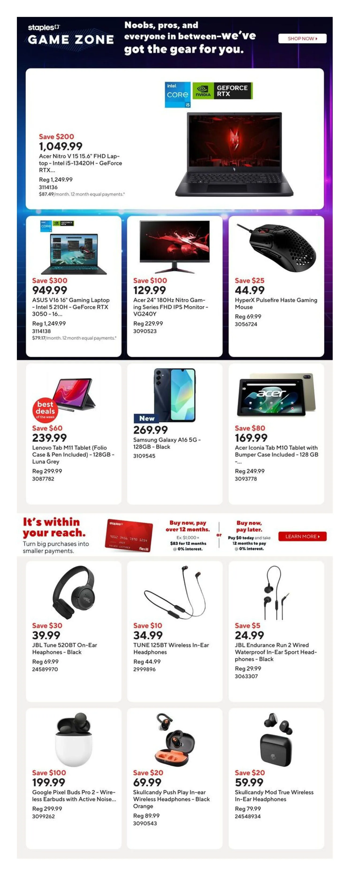 Staples flyers from July 4 to July 10 2025 - flyer page 6