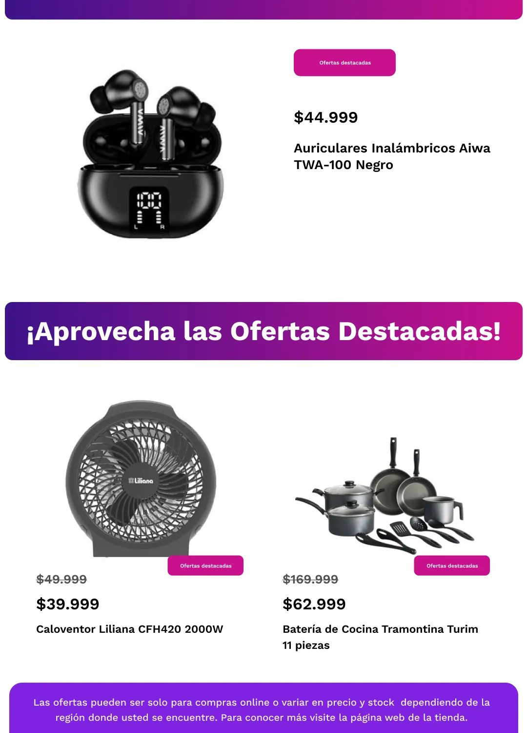 Ofertas de  Frávega Ofertas 18 de mayo al 1 de junio 2026 - Página 6 del catálogo