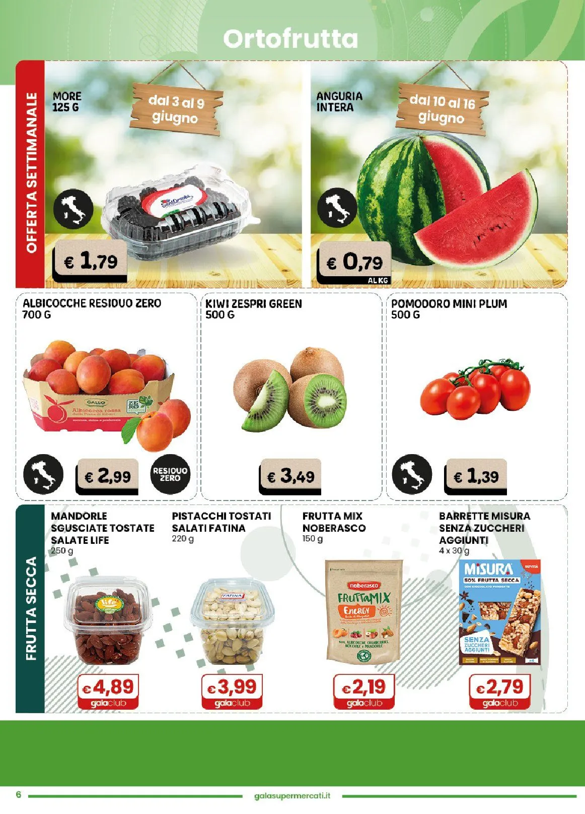  Volantini Gala Supermercati da 3 giugno a 16 giugno di 2026 - Pagina del volantino 6