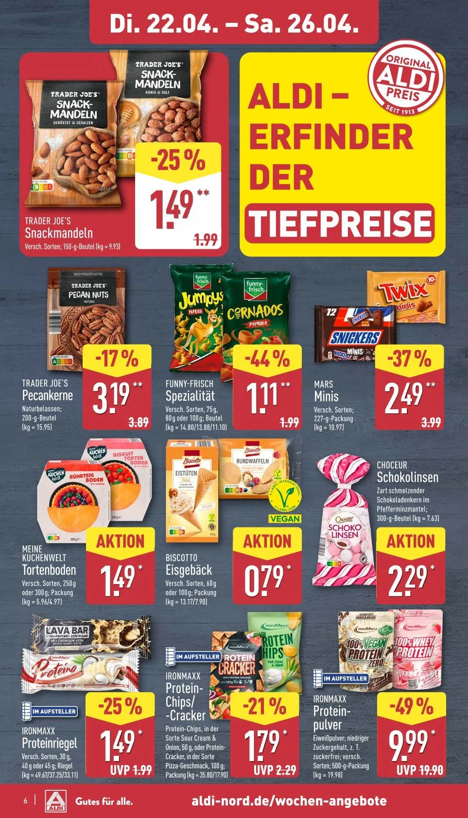ALDI Aktuell Angebote von 22. April bis 26. April 2025 - Prospekt seite 6