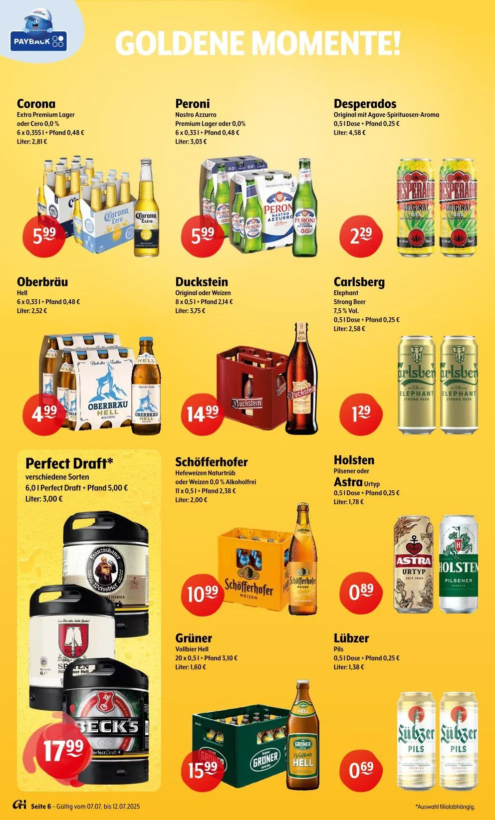 Getränke Hoffmann Prospekt von 7. Juli bis 17. Juli 2025 - Prospekt seite 6