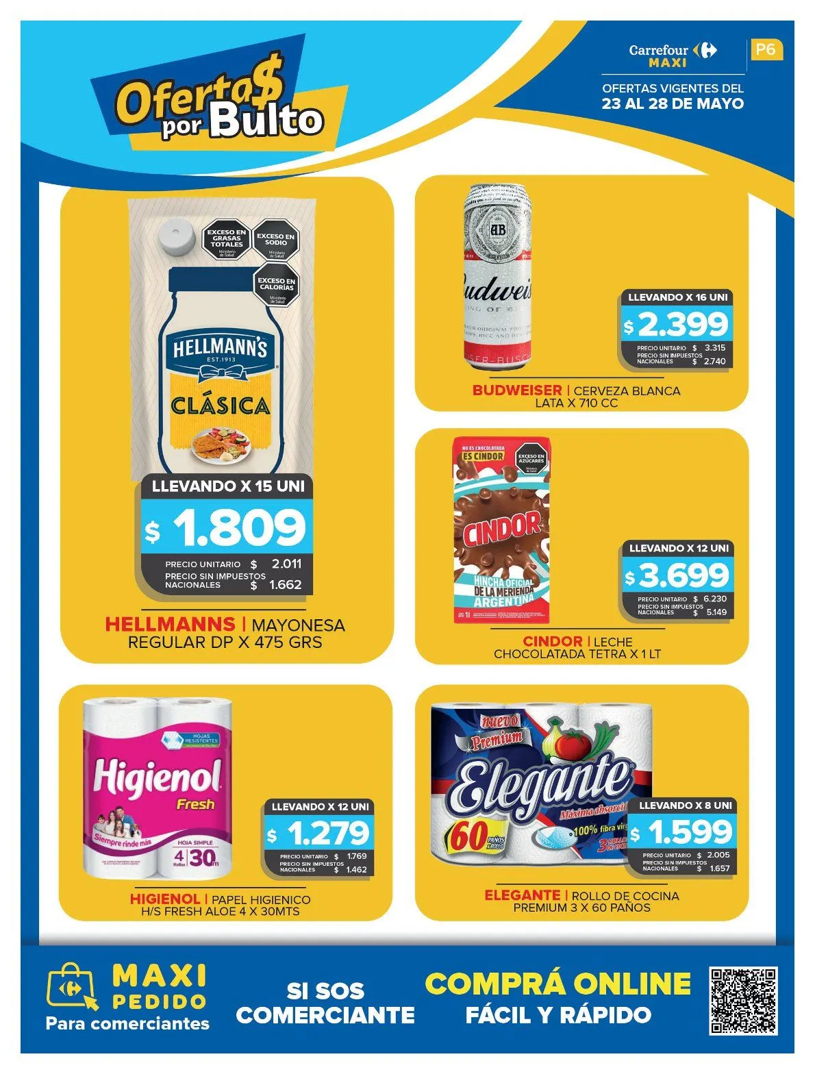 Ofertas de Ofertas Carrefour Maxi  22 de mayo al 28 de mayo 2026 - Página 6 del catálogo