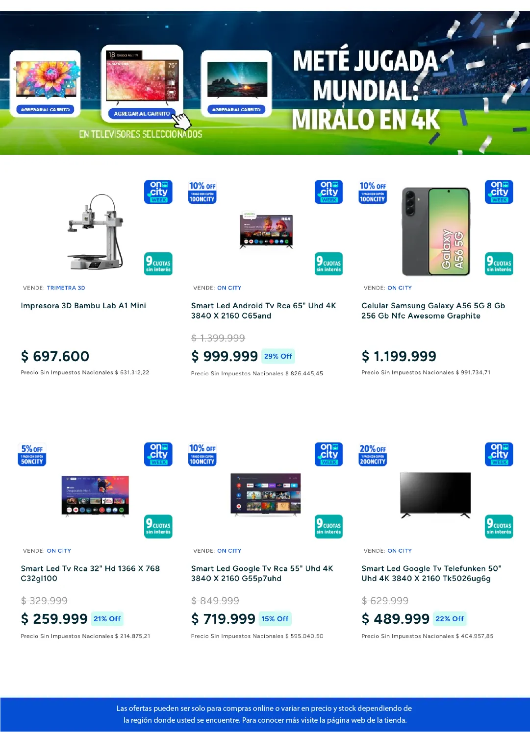 Ofertas de  On City Ofertas 17 de abril al 30 de abril 2026 - Página 5 del catálogo