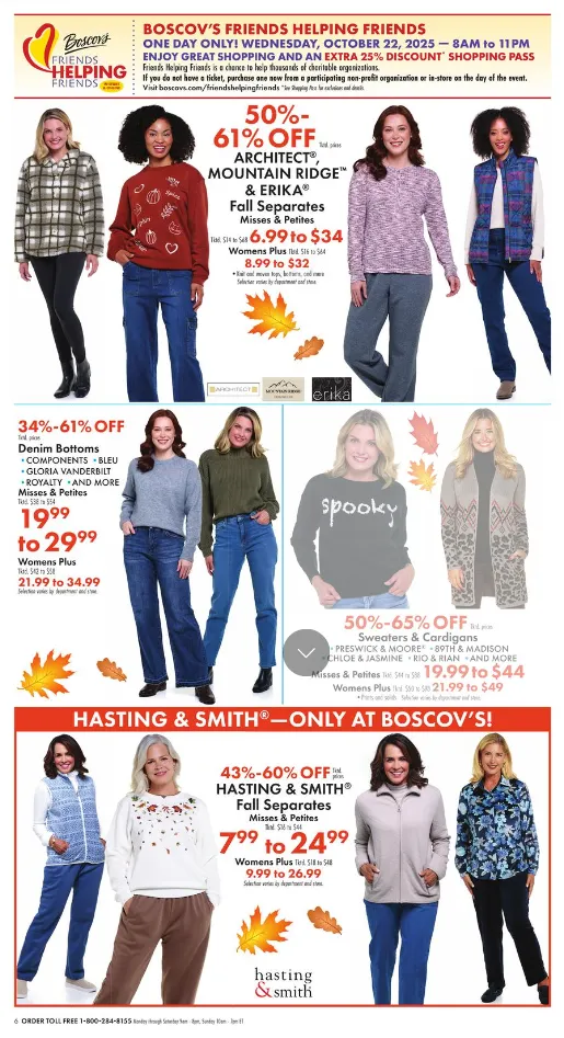 Weekly ad Boscov's Sales from October 9 to October 15 2025 - Page 6
