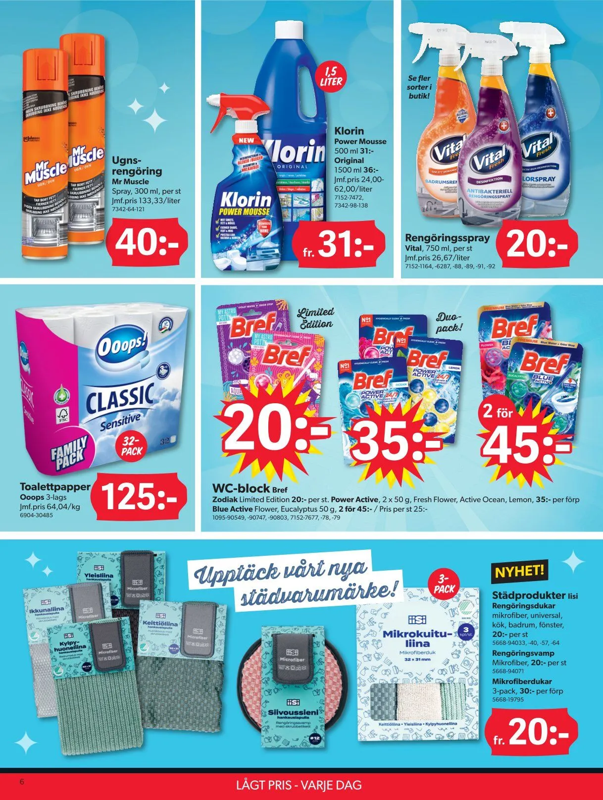  DollarStore Erbjudanden från 25 augusti till 7 september 2025 - Reklamblad sidor 6