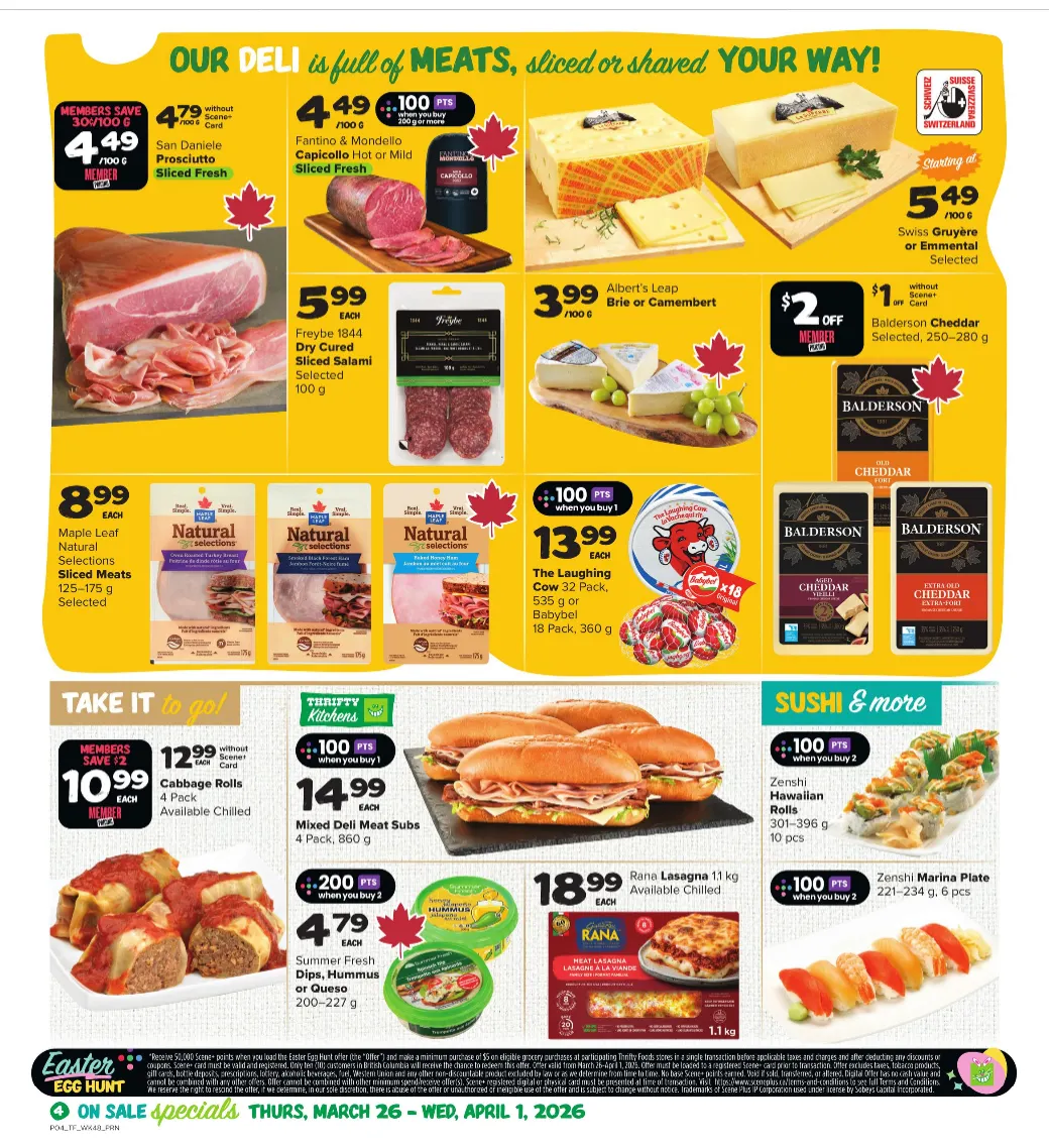Thrifty Foods Sales from March 26 to April 1 2026 - flyer page 6