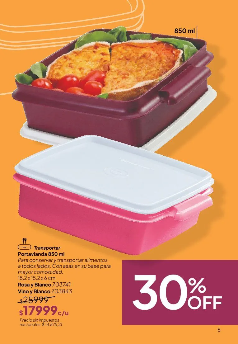Ofertas de  Ofertas Tupperware  9 de junio al 30 de junio 2026 - Página 6 del catálogo