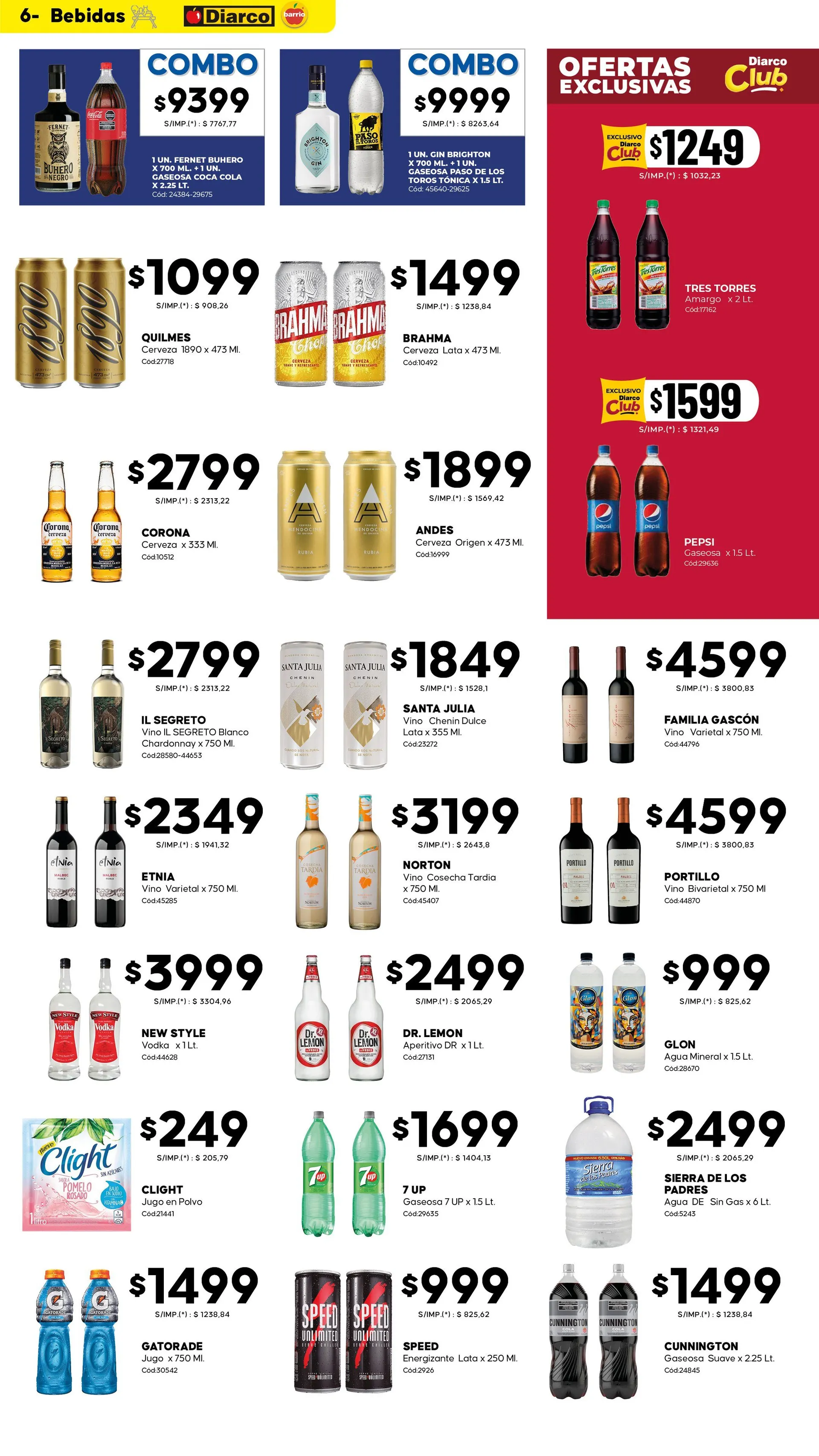 Ofertas de Ofertas Diarco 6 de octubre al 10 de octubre 2025 - Página 6 del catálogo