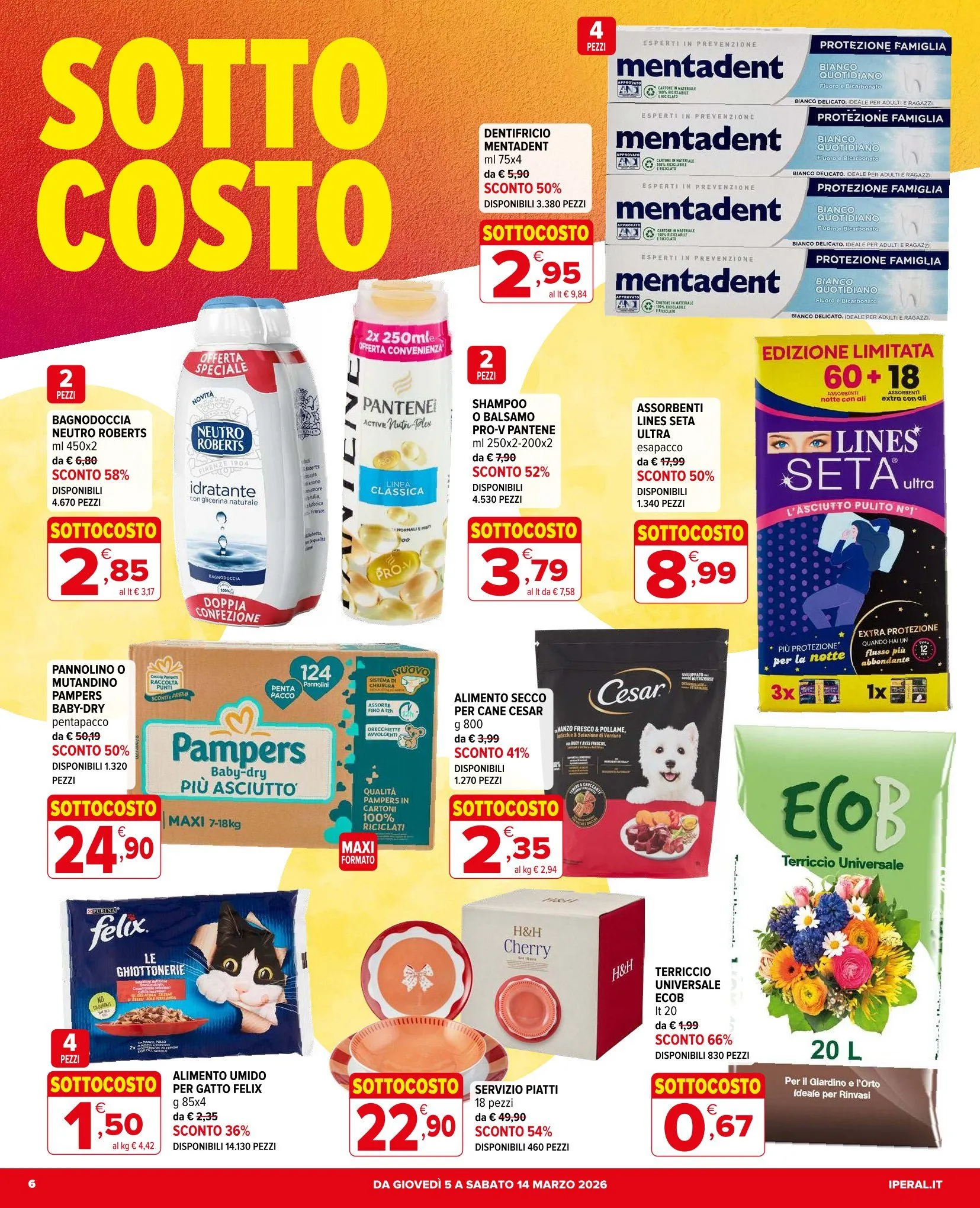  Iperal Volantino da 5 marzo a 17 marzo di 2026 - Pagina del volantino 6