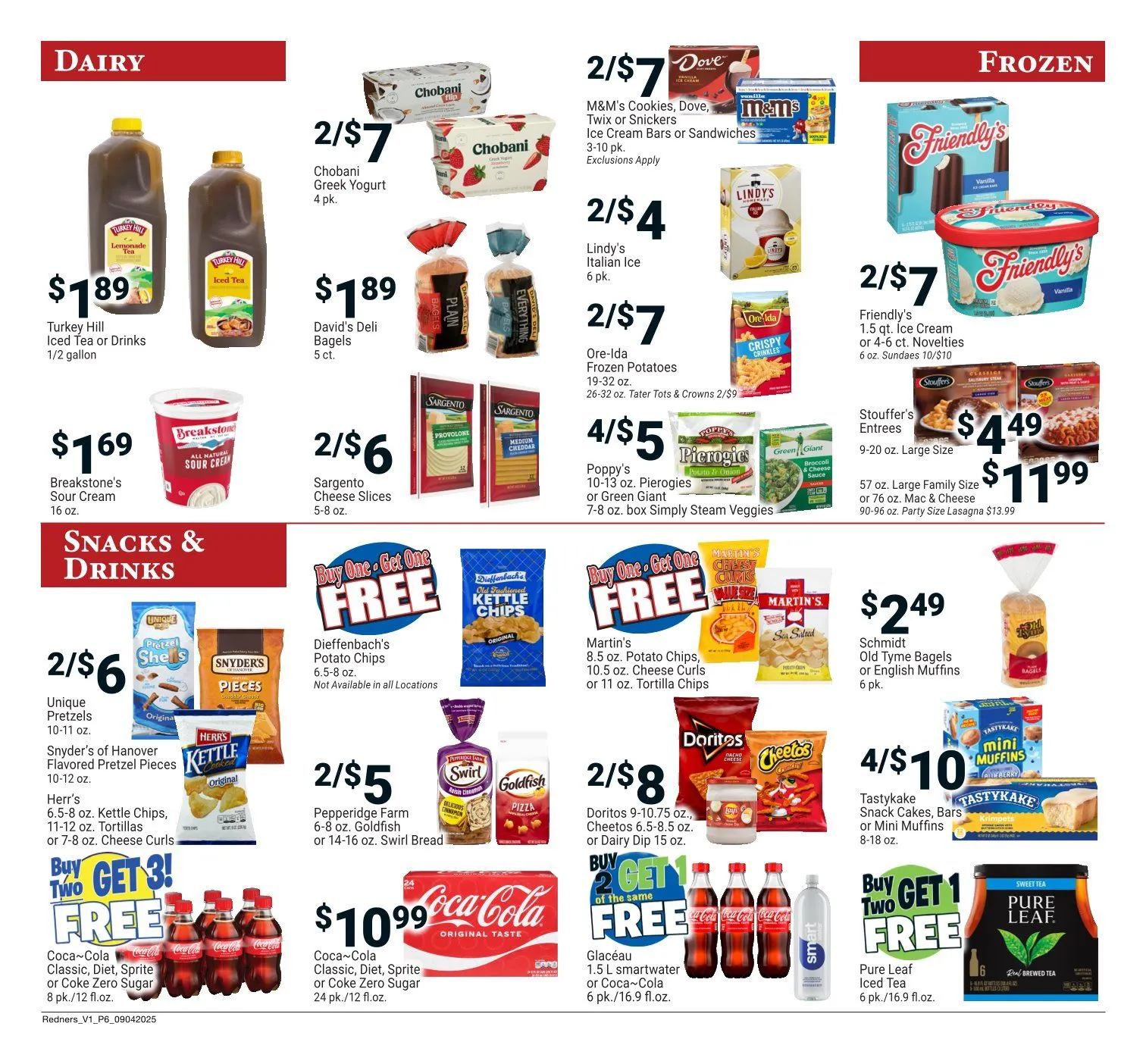 Weekly ad Redner's Market Sales from September 4 to September 9 2025 - Page 6