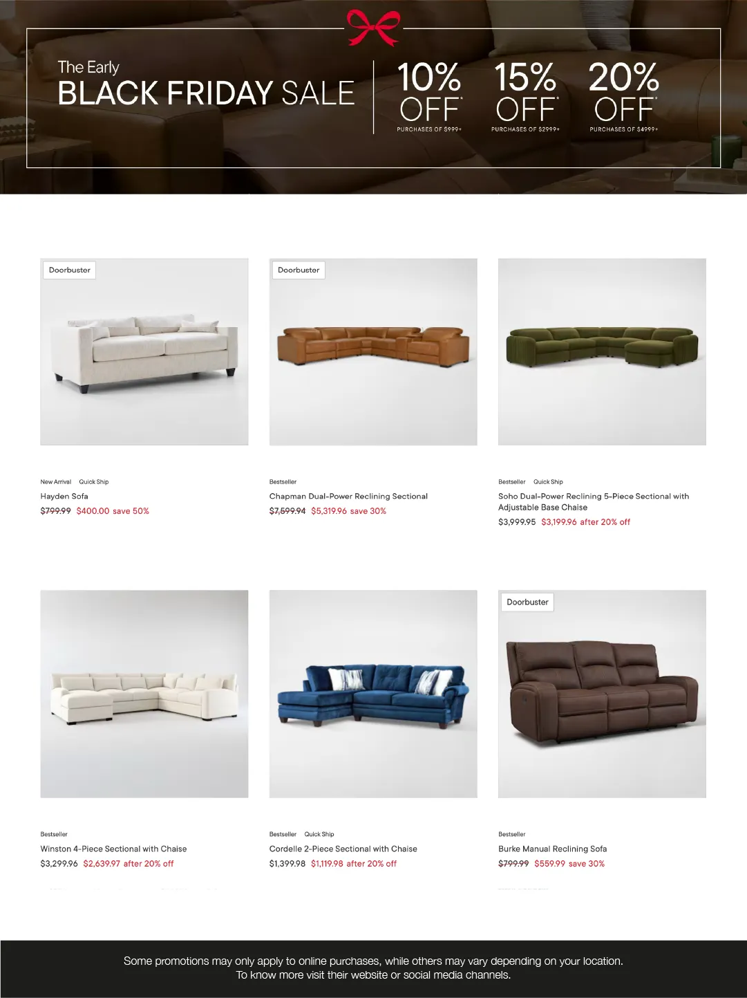 Weekly ad Value City Furniture Sales from November 25 to December 6 2025 - Page 5