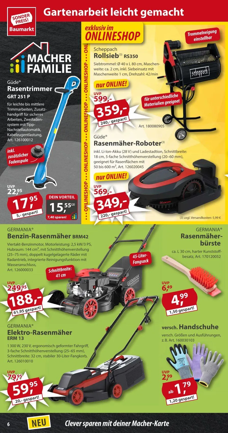 Sonderpreis-Baumarkt Deals von 31. März bis 4. April 2025 - Prospekt seite 6