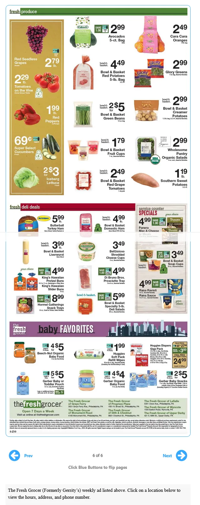 Weekly ad Gerrity's Supermarkets Sales from January 23 to January 29 2026 - Page 6