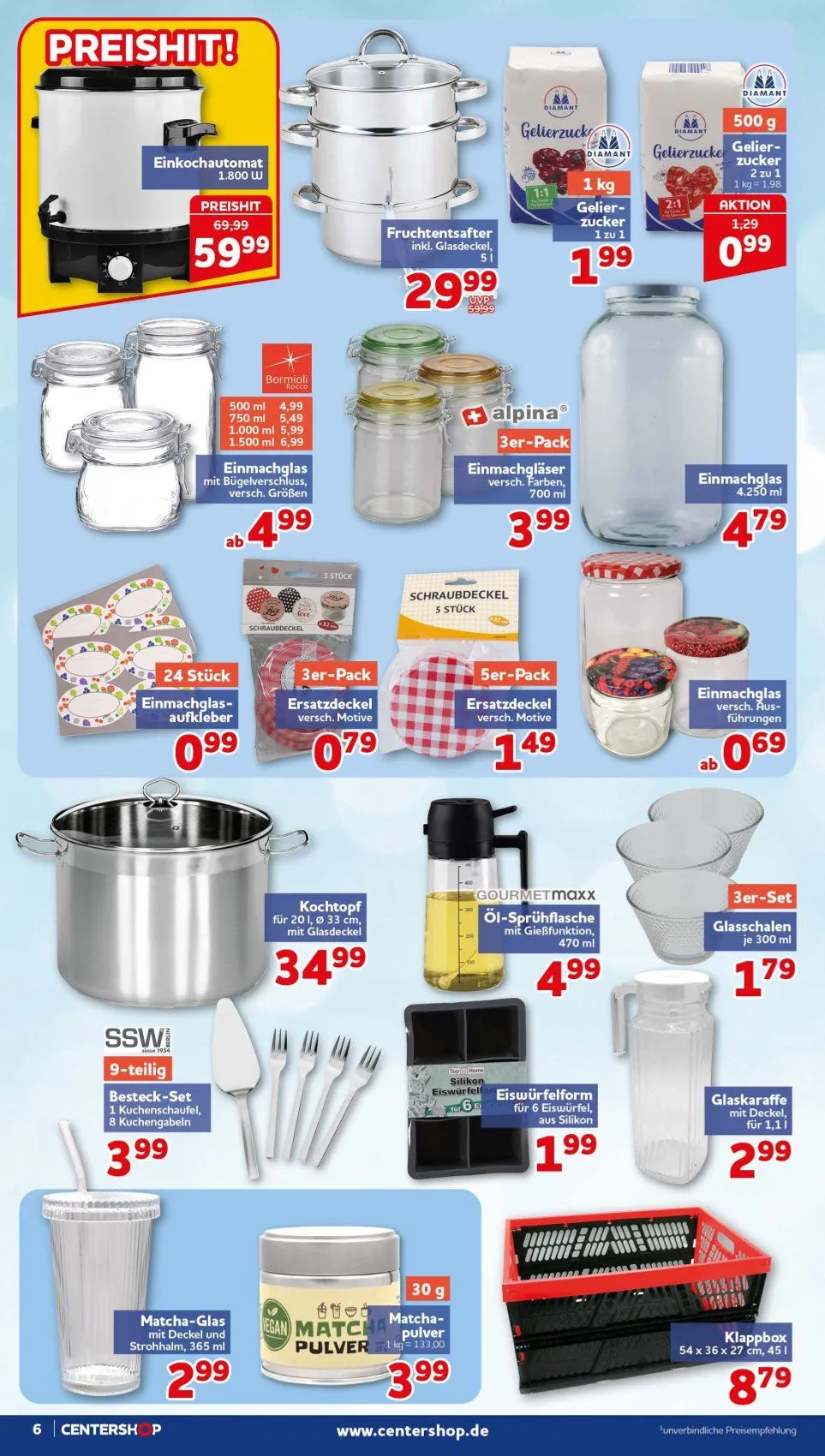 CENTERSHOP Angebote von 27. Juli bis 2. August 2026 - Prospekt seite 6
