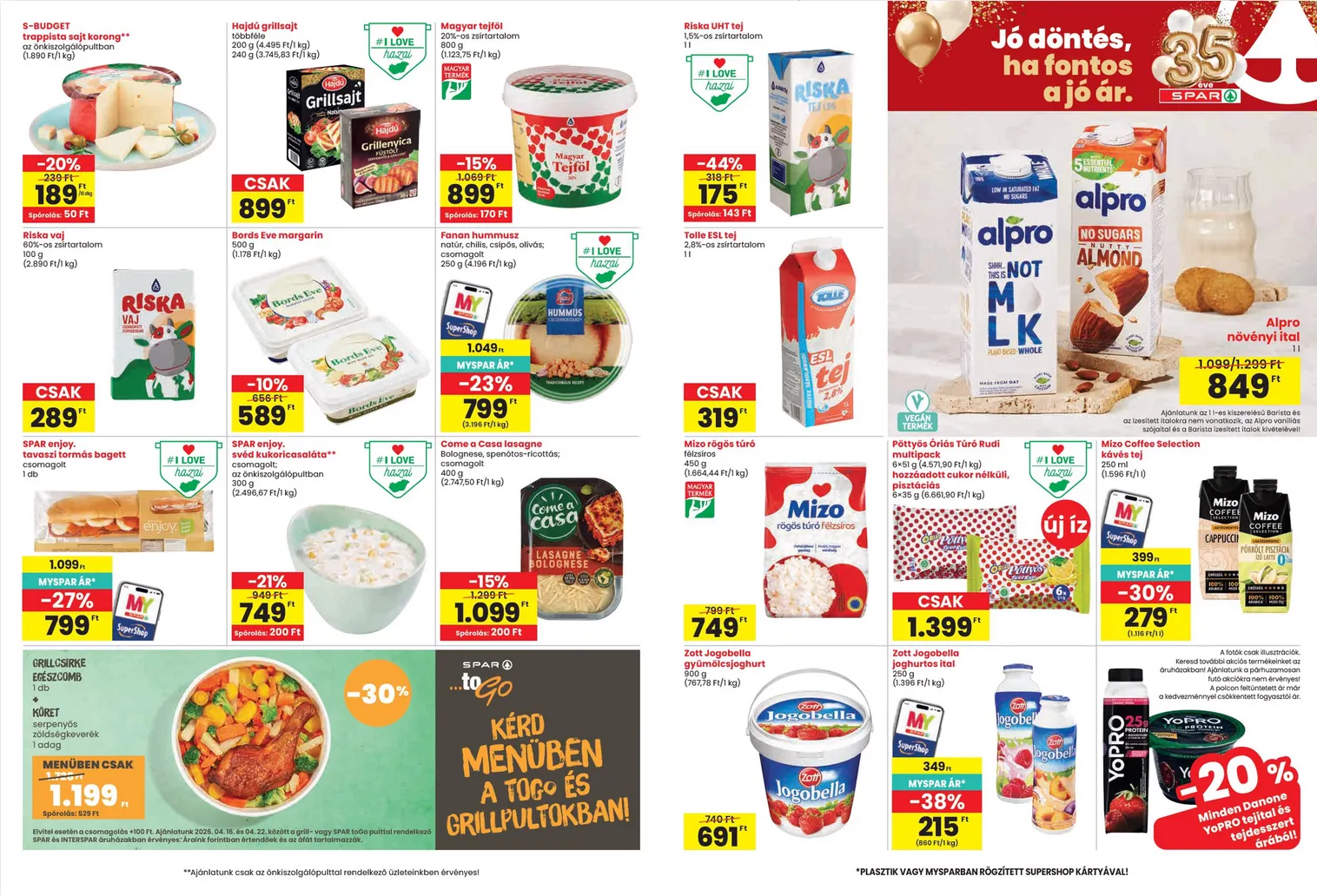 Katalógus SPAR Legfrissebb Ajánlatai április 16.-tól április 22.-ig 2026. - Oldal 6