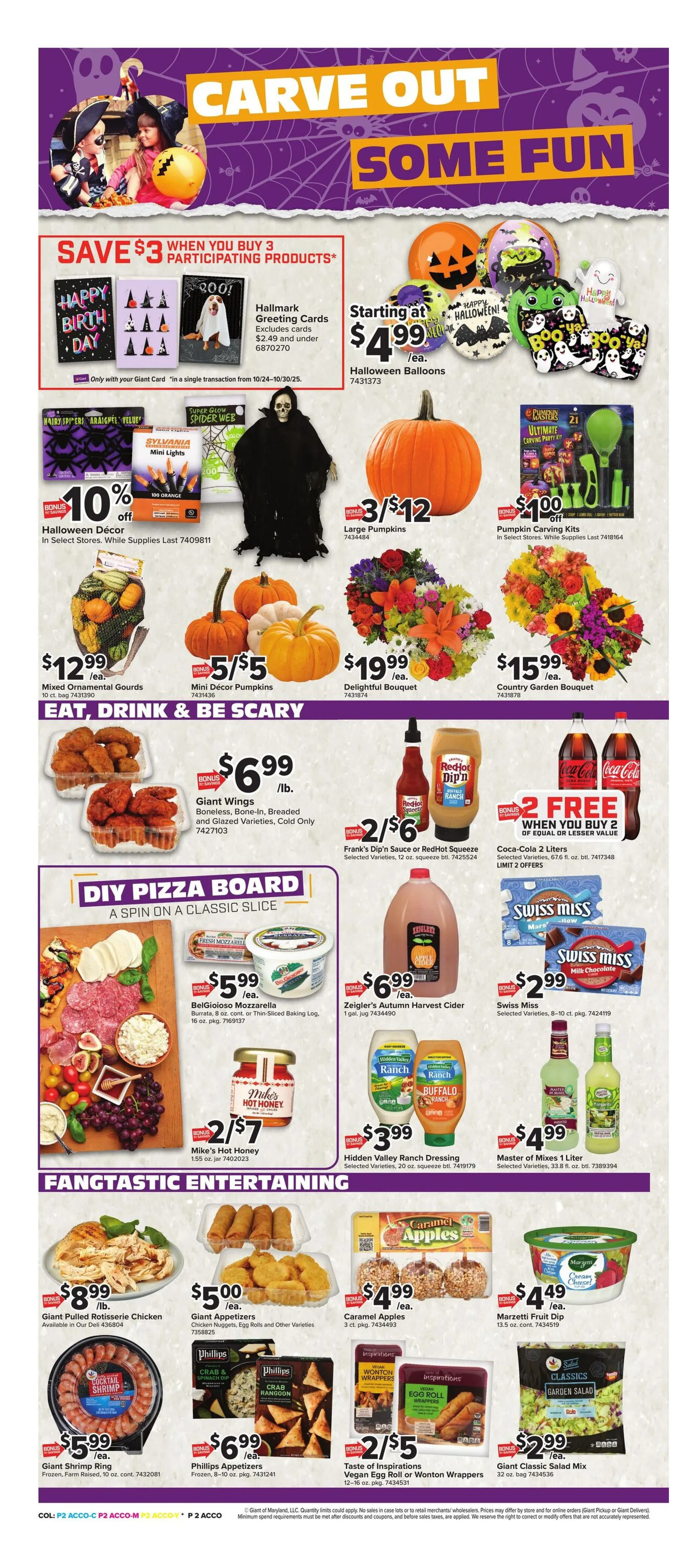 Weekly ad Giant Food sales from October 24 to October 30 2025 - Page 2