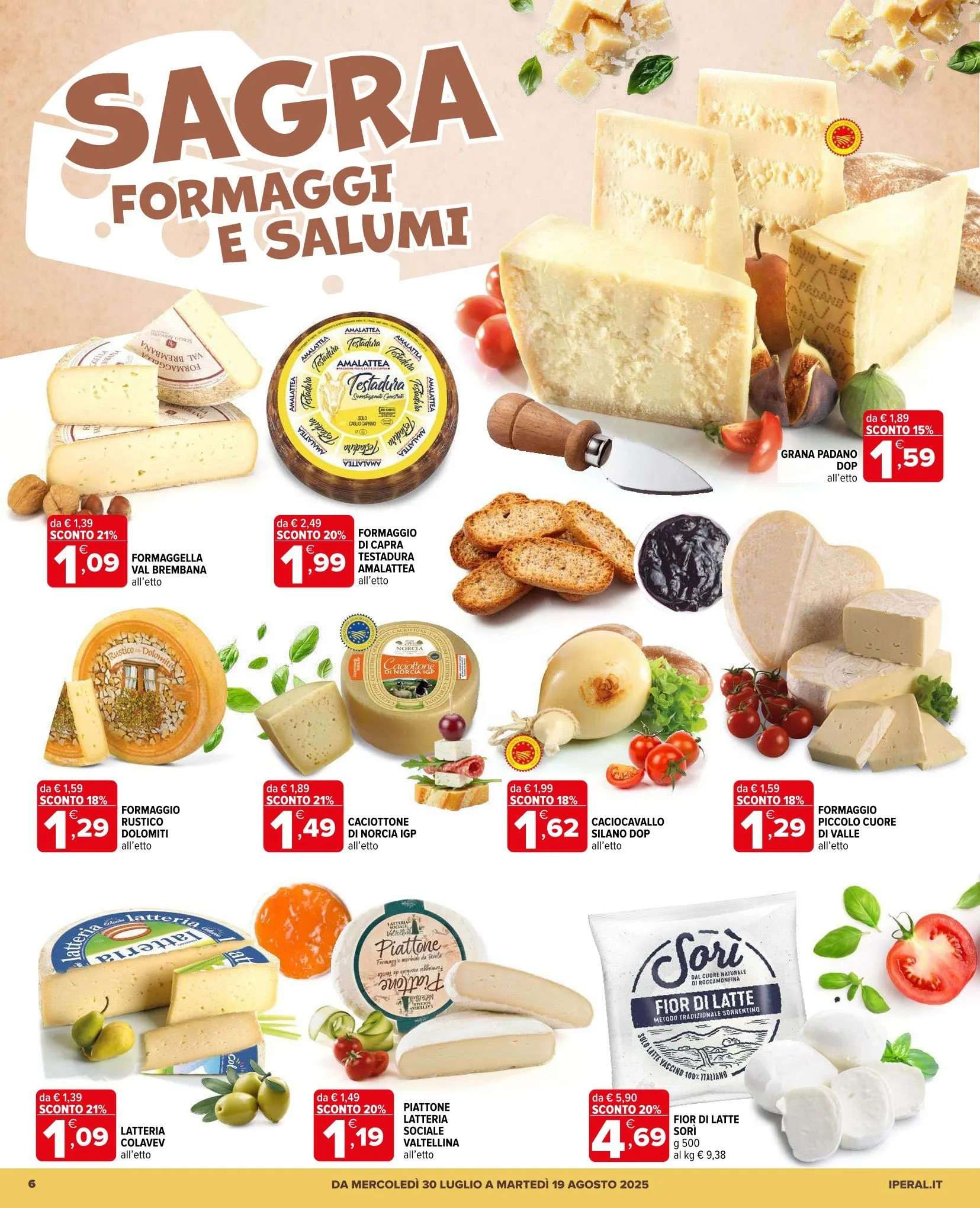 Iperal - Cataloghi settimanali da 30 luglio a 19 agosto di 2025 - Pagina del volantino 6
