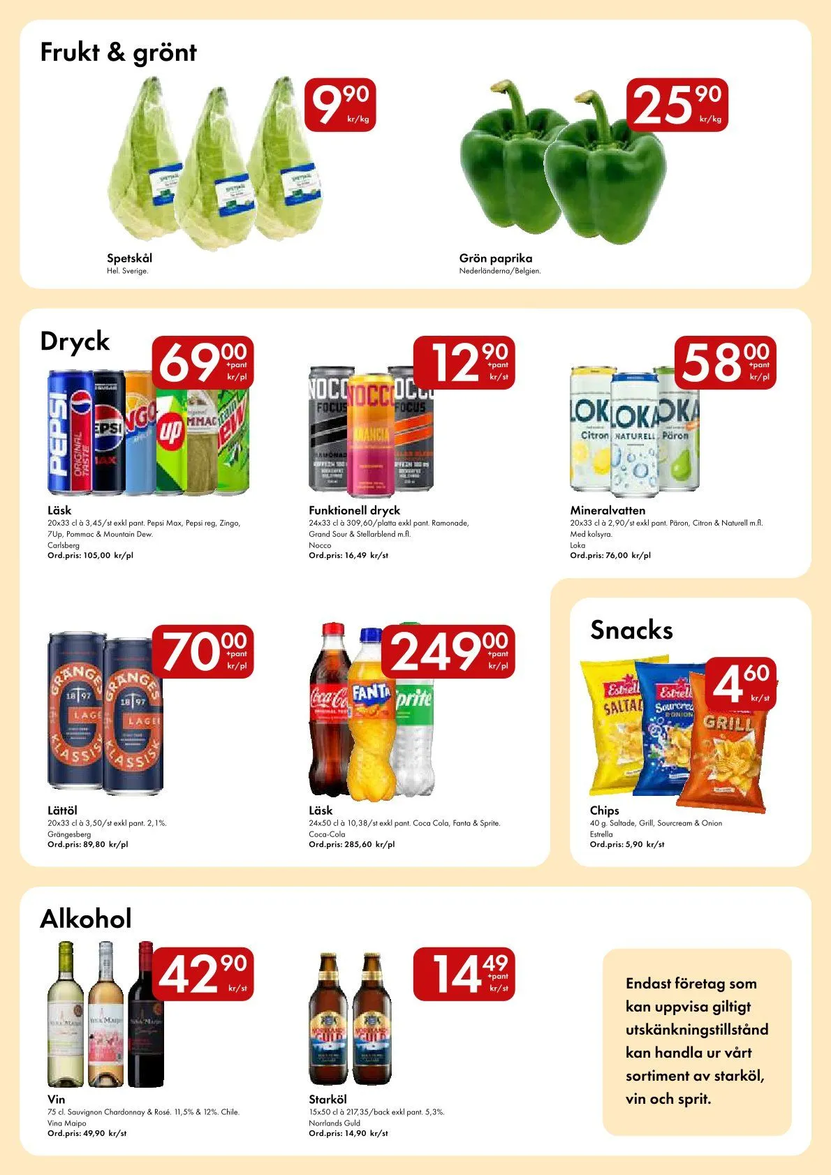 Senaste Axfood Snabbgross från 23 juli till 26 juli 2026 - Reklamblad sidor 6
