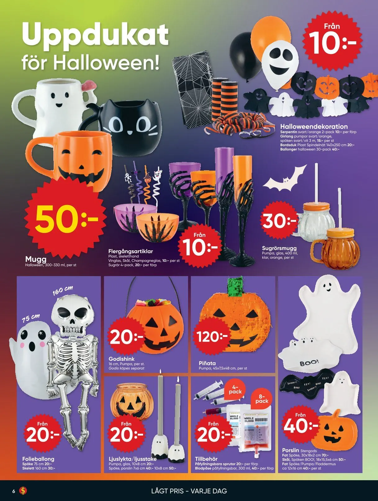 DollarStore Erbjudanden från 6 oktober till 12 oktober 2025 - Reklamblad sidor 6