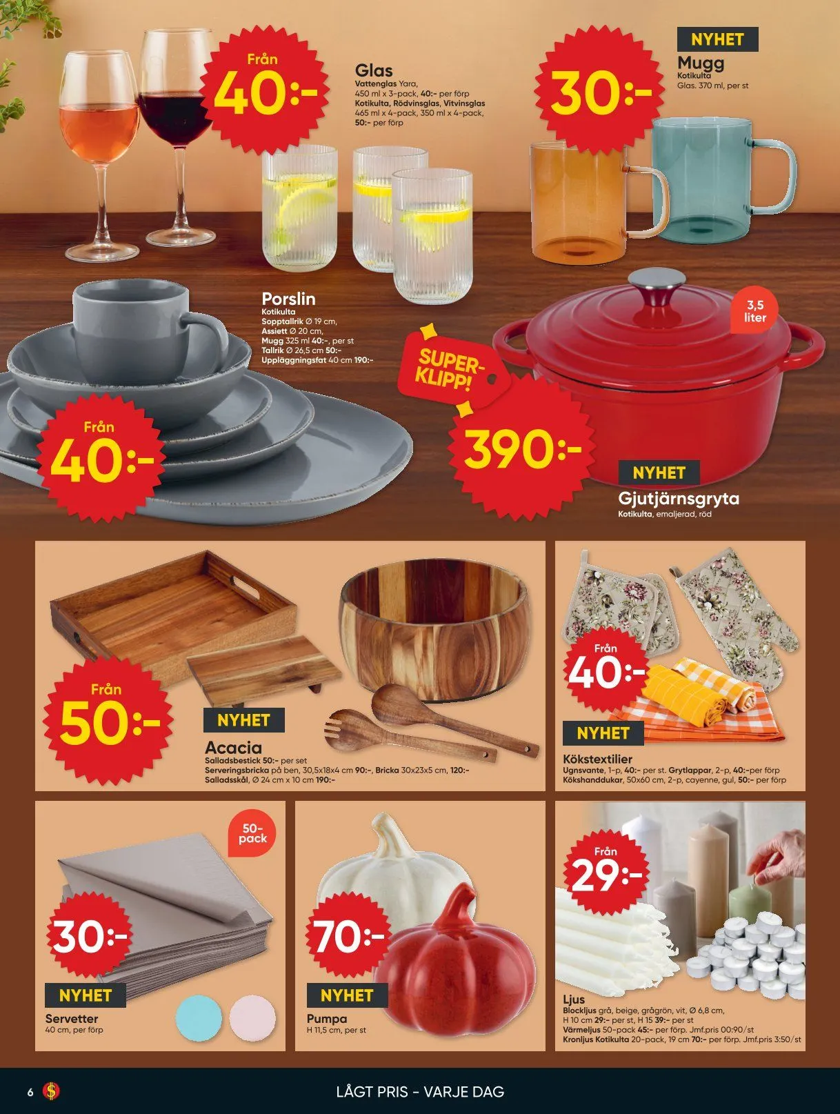 DollarStore Erbjudanden från 13 oktober till 19 oktober 2025 - Reklamblad sidor 6