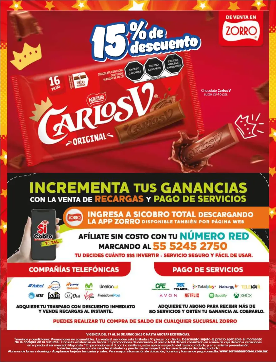 Catálogo de Zorro Ofertas 17 de junio al 30 de junio 2026 - Pagina 6