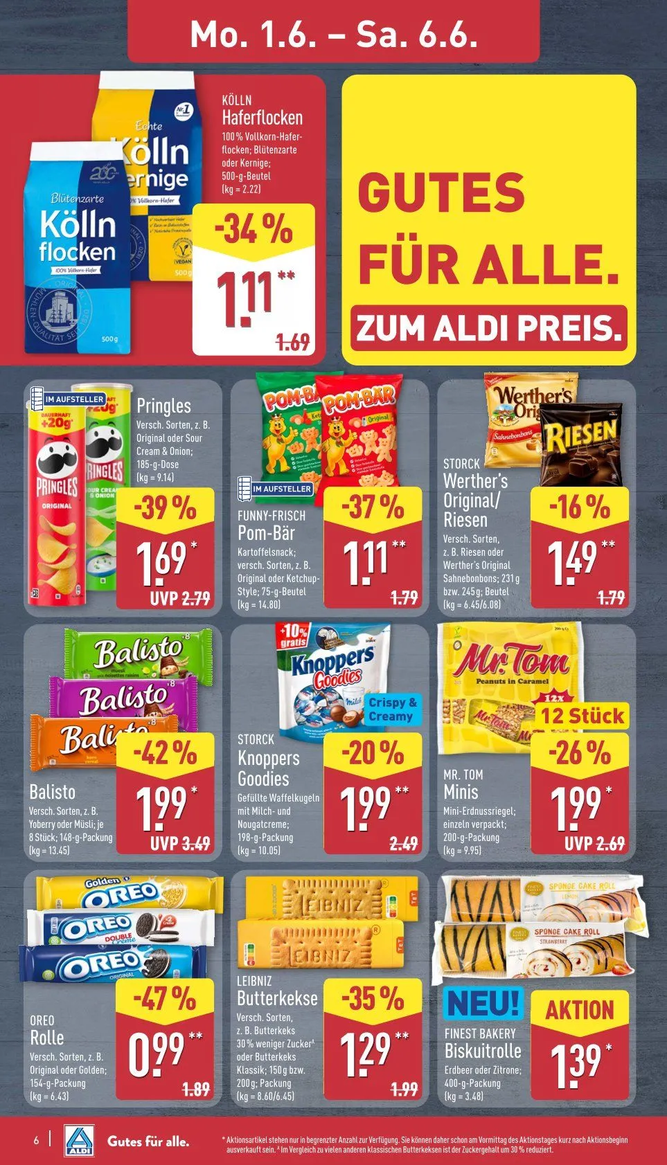 ALDI Nord Prospekte - Aktuelle Angebote von 1. Juni bis 6. Juni 2026 - Prospekt seite 6